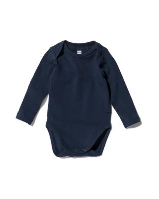 HEMA Romper Organic Katoen Stretch Donkerblauw (donkerblauw)