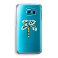 Palmboom: Samsung Galaxy S6 Transparant Hoesje