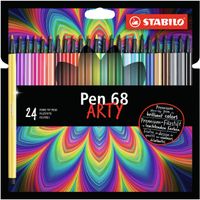 Viltstift STABILO Pen 68 Arty etui ÃƒÆ' 24 kleuren - thumbnail