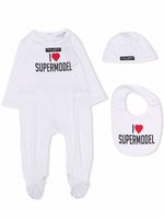 Dolce & Gabbana Kids pyjama I Love Supermodel - Blanc