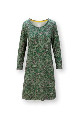 Pip Studio Danai Nachthemd Lange Mouw Daisy Dreams Groen XL Pip Studio Danai Nachthemd Lange Mouw Daisy Dreams Groen XL