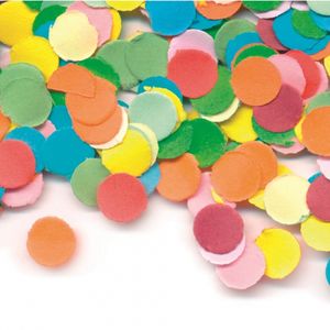 Gekleurde confetti 300 gram