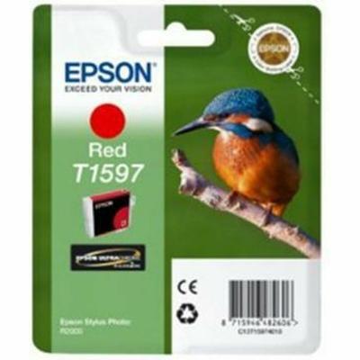 Originele inktcartridge Epson Cartucho T1597 rojo Rood