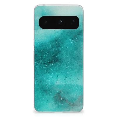 Smartphone hoesje Google Pixel 8 Pro Painting Blue Smartphone hoesje Google Pixel 8 Pro Painting Blue
