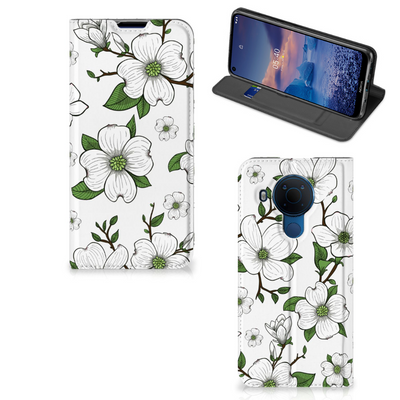 Nokia 5.4 Smart Cover Dogwood Flowers Nokia 5.4 Smart Cover Dogwood Flowers