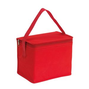 Kleine koeltas voor lunch rood 20 x 13 x 17 cm 4.5 liter   -