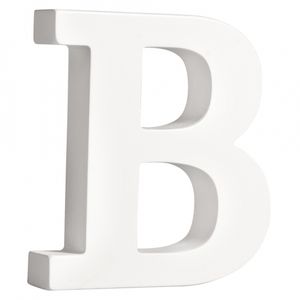 Houten decoratie letter B 11 cm