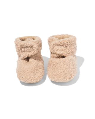 HEMA Newborn sloffen teddy beige (beige)