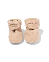 HEMA Newborn sloffen teddy beige (beige)