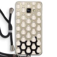 Uilen: Samsung Galaxy A3 (2016) Transparant Hoesje met koord