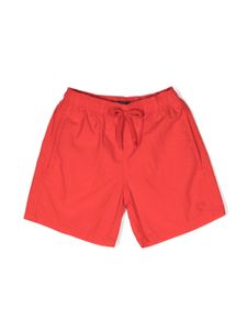 Vilebrequin Kids short de plage à logo brodé - Rouge