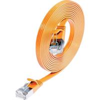 Wirewin 9120064012144 RJ45 Netwerkkabel, patchkabel CAT 6 U/FTP 0.50 m Oranje 1 stuk(s) - thumbnail