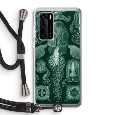 Haeckel Cubomedusae: Huawei P40 Transparant Hoesje met koord