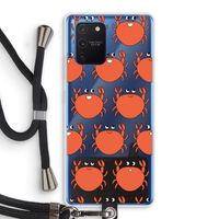 Krab: Samsung Galaxy Note 10 Lite Transparant Hoesje met koord