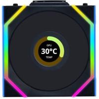 Lian Li UNI FAN SL Wireless LCD Reverse Blade 120mm 1-Pack Black
