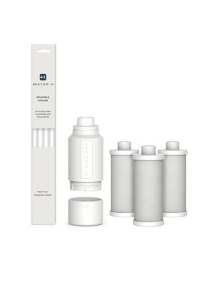 WaterH PureSip Filtration Upgrade Kit Adapt 3 filters 4 Straws