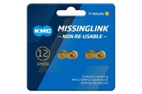 KMC 12NR Ti-N Kettingschakel 12-speed 2 stuks - Goud