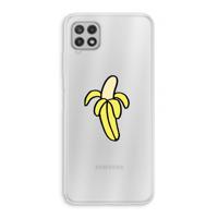 Banana: Samsung Galaxy A22 4G Transparant Hoesje