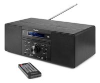 DAB radio met CD speler, Bluetooth, USB mp3 speler en radio - Stereo - Zwart - Audizio Prato - thumbnail