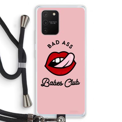 Badass Babes Club: Samsung Galaxy S10 Lite Transparant Hoesje met koord