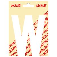 Plakletter Nobel 120mm wit W