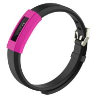Intelligent draagbaar apparaat effen kleur silicone horloge beschermende case voor FITBIT Alta/HR (roze)