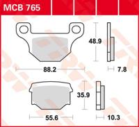 TRW Remblokken, en remschoenen voor de moto, MCB765 Allround organisch