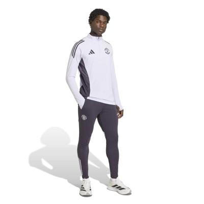 adidas Manchester United Trainingspak 1/4-Zip 2025-2026 Paars Zwart