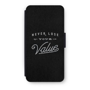 Never lose your value: iPhone 7 Flip Hoesje