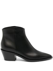 Gianvito Rossi bottes en cuir à bout pointu 60 mm - Noir