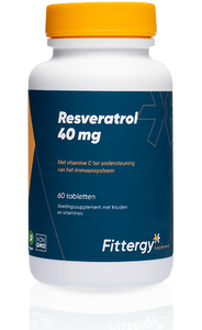 Resveratrol 40 mg (60 tabletten) - Fittergy
