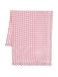 Faliero Sarti foulard à carreaux - Rose