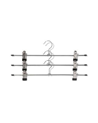 HEMA Broekhangers Metaal - 3 Stuks (zwart)