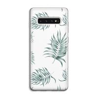 Simple leaves: Samsung Galaxy S10 4G Transparant Hoesje - thumbnail