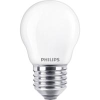 Philips Lighting 76391600 LED-lamp Energielabel F (A - G) E27 Kogel 4.3 W = 40 W Warmwit (Ø x l) 4.5 cm x 8 cm 2 stuk(s) - thumbnail