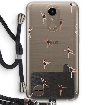 Dancing #1: LG K10 (2017) Transparant Hoesje met koord