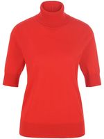 Coltrui 100% scheerwol korte mouwen Van Peter Hahn rood - thumbnail