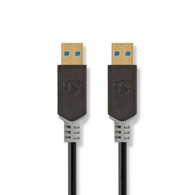 Nedis USB-Kabel | USB-A Male | USB-A Male | 5 Gbps | 2 m | 1 stuks - CCBW61000AT20 CCBW61000AT20