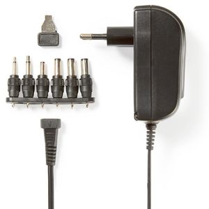 Nedis universele stroomadapter 3-12V DC, max 1.5A, 18W