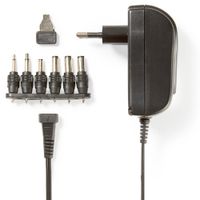 Nedis universele stroomadapter 3-12V DC, max 1.5A, 18W - thumbnail