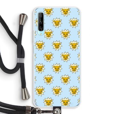 Leeuwenkoppen: Huawei P Smart Pro Transparant Hoesje met koord