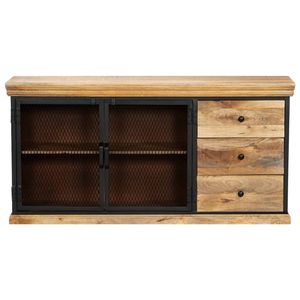 The Living Store Dressoir Vintage Mangohout - 150x40x75cm - Massief en Duurzaam