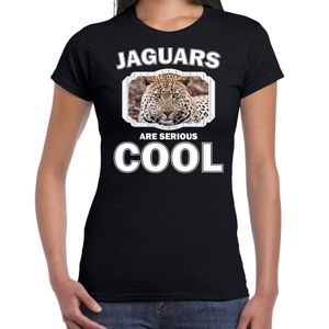 Dieren jaguar t-shirt zwart dames - jaguars are cool shirt