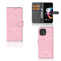 Motorola Edge 20 Lite Hoesje White Flowers