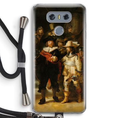 De Nachtwacht: LG G6 Transparant Hoesje met koord
