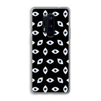 Eyes pattern: OnePlus 8 Pro Transparant Hoesje