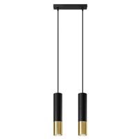 Hanglamp LOOPEZ 2 zwart/goud