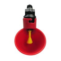 Automatische kwartel drinker kip Waterer Bowl met gele tepel boerderij pluimvee drinkwater systeem Automatische kwartel drinker kip Waterer Bowl met gele tepel boerderij pluimvee drinkwater systeem