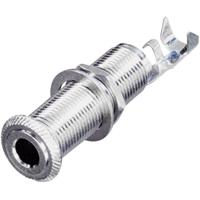 Rean AV NYS2202 Jackplug 6.35 mm Bus, inbouw horizontaal Aantal polen: 2 Mono Zilver 1 stuk(s) - thumbnail