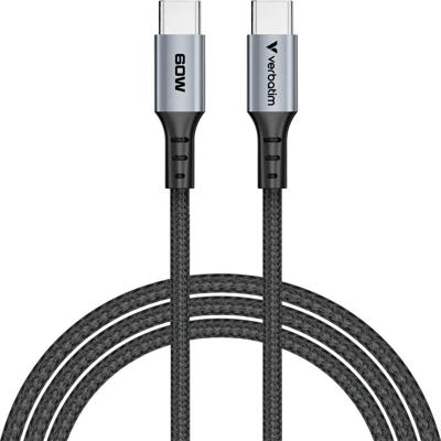 Verbatim Mobiele telefoon Kabel [1x USB-C stekker - 1x USB-C stekker] 1.2 m USB-C